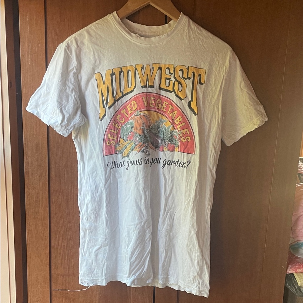 Buckle Midwest Graphic Tee - White and Yellow